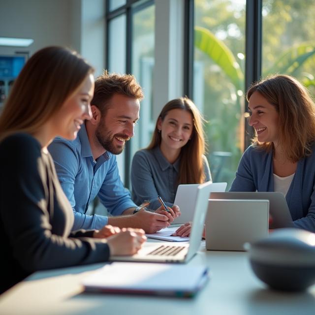 KoalaTech development team collaborating in Sydney office